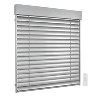 Stores à lamelles motorisées en aluminium sur mesure JSL Discount pour extérieur