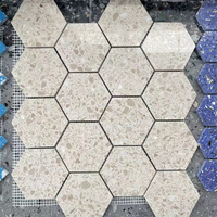 Prix d'usine abordable Carreaux de terrazzo en ciment jaune pour centre commercial Décoration intérieure