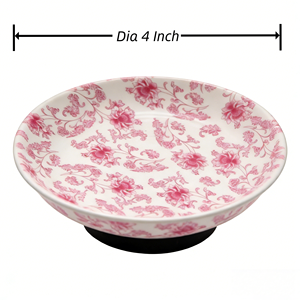 Mangkuk Magnetik Motif Bunga Pink, Alat Penahan Jarum dengan Cetakan Penuh, Magnet Jarum untuk Menjahit, Kanvas, dan Sulaman - Product Image 2