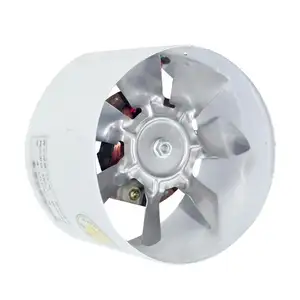 Moldura externa de metal grossa personalizada, motor de cobre puro, resistente a alta temperatura, ventilação de escape de fumaça