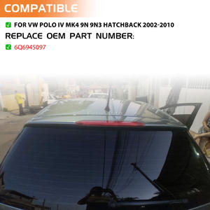 Troisième feu stop pour <span class=keywords><strong>VW</strong></span> <span class=keywords><strong>Polo</strong></span> <span class=keywords><strong>IV</strong></span> MK4 <span class=keywords><strong>9N</strong></span> 9N3 <span class=keywords><strong>Hatchback</strong></span> 2002-09, projecteur LED, feu arrière rouge, feu stop OEM : 6Q6945097 - Product Image 4