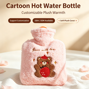 <span class=keywords><strong>Bouillotte</strong></span> en Peluche Réutilisable Soulagement Douleurs Menstruelles et Articulaires Chauffage Hivernal - Product Image 1