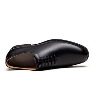 British <b>Men</b> Handmade Genuine Leather Breathable Lightweight Lace-up Pointed Toe Fashion Wedding Party Casual <b>Dress</b> Oxford Office - Product Image 6