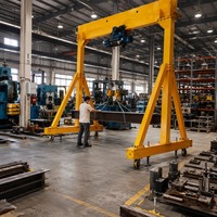 Nouvelle grue portique motorisée électrique Yiteng, palan 40 tonnes, portée 10 m, hauteur de levage 20 m, utilisation intérieure/extérieure, moteur portable, roulement 1
