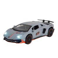 Voiture de sport miniature Lanbo LP780 en alliage moulé sous pression, jouet pour enfants, effets sonores et lumineux, construction métallique durable, vente en gros, 1:32
