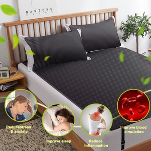 Tapis de lit pliable en PU conducteur et respirant avec cordon de mise à la terre, lavable, pour usage domestique, hospitalier et hôtelier, favorisant un sommeil rafraîchissant et améliorant la qualité du sommeil - Product Image 4