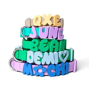 Персонализированные силиконовые подвески-колокольчики в форме крыльев для ошейников/поводков для собак оптом с клипсой для поводка, пищевой силикон - Product Image 5