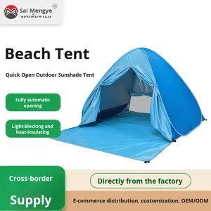 <span class=keywords><strong>Tente</strong></span> de plage de loisirs à auvent, entièrement automatique, imperméable, en polyester, une chambre, installation autonome en <span class=keywords><strong>2</strong></span> secondes, <span class=keywords><strong>tente</strong></span> de soleil d'été, extérieur - Product Image 2