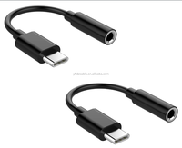Kabel Adaptor Audio Jack Headphone USB C untuk iPhone 15 Pro Max Samsung S20 Tipe C ke Konektor 3.5MM Kabel Adaptor Musik Ponsel