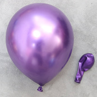 Globos de Látex Cromados de Color Rosa Metálico de 12 Pulgadas de Grosor para Decoraciones de Fiestas de Cumpleaños y Navidad