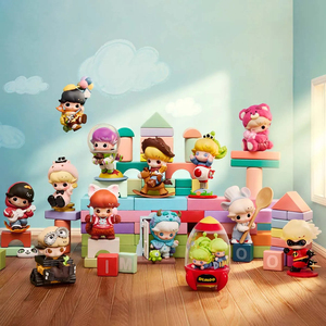 Figurines authentiques <span class=keywords><strong>POP</strong></span> MART DIMOO WORLD X PIXARR Series, boîte mystère individuelle, style aléatoire, figurine de collection de dessin animé, décoration de bureau, cadeau - Product Image 6