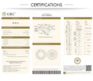 Messi Gems <span class=keywords><strong>Moissanite</strong></span> Stone 1CT 2CT 3CT Cushion Cut D White Loose <span class=keywords><strong>Moissanite</strong></span> <span class=keywords><strong>Diamond</strong></span> - Product Image 6