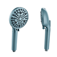 Pommeau de Douche Économiseur d'Eau à Haute Pression 9 Fonctions en Plastique ABS Couleur Personnalisée avec Filtre, Kit de Douche à Main, Accessoires de Salle de Bain