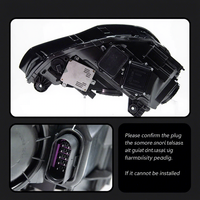 Feux de voiture Audi A3 8V Berline Sportback 2013-2016 S3 12V Kit de phares LED avec lentille bifocale pour mise à niveau LHD RHD