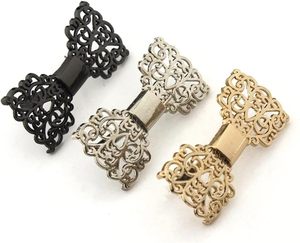 Un par de hebillas metálicas huecas con forma de lazo para zapatos, bolsos, prendas de vestir y accesorios de ferretería. - Product Image 6