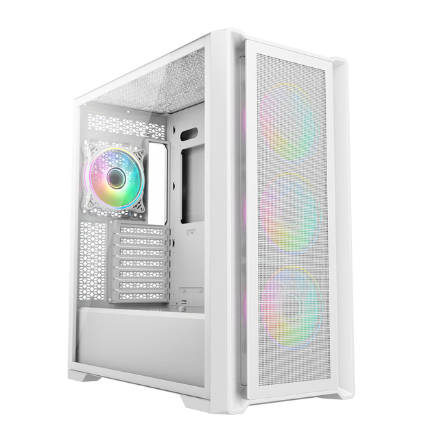 Low MOQ Factory Gaming Computer Case Extra ATX PC Case Computer Towers Transparent Side Panel Full Tower ATX PC Case