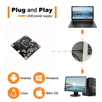 Módulo de Cámara con Sensor CMOS IMX258 UHD de 13MP, Módulo de Cámara con Interfaz USB 4K para Reconocimiento Facial, Visión Artificial, Robot