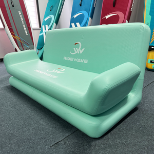 2023 mới tùy chỉnh ngoài trời cắm trại thả khâu Inflatable đồ nội thất nước Inflatable Aero bảng cổ điển không khí đơn Sofa Aero ghế - Product Image 3