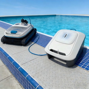 Limpiador Automático de Piscinas con Ruedas Traseras Grandes para Facilitar la Subida de Obstáculos - Product Image 1