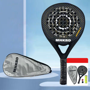 Raquetas de Tenis y Pádel Profesionales Camewin OEM, Empuñadura de Fibra de Carbono, Opción de Logotipo Personalizado, Forma de Lágrima, 365g - Product Image 1