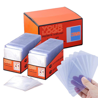 Protège-cartes TCG en PVC transparent à chargement par le haut, personnalisés en usine, 35PT, pour cartes Pokémon, vente en gros
