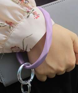 थोक बड़ा ओ सिलिकॉन कुंजी रिंग ब्रेसलेट कीचेन रिस्टलेट कीचेन बांगल कुंजी अंगूठी - Product Image 5