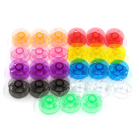 Noyau de verrouillage en plastique couleur du noyau de navette Transparent de la bobine pour Machine à coudre domestique