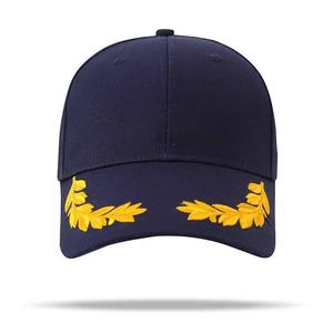 Gorra de Béisbol Personalizada al por Mayor de Algodón Puro con Bordado de Logotipo y Diseño de Espiga de Trigo - Product Image 2