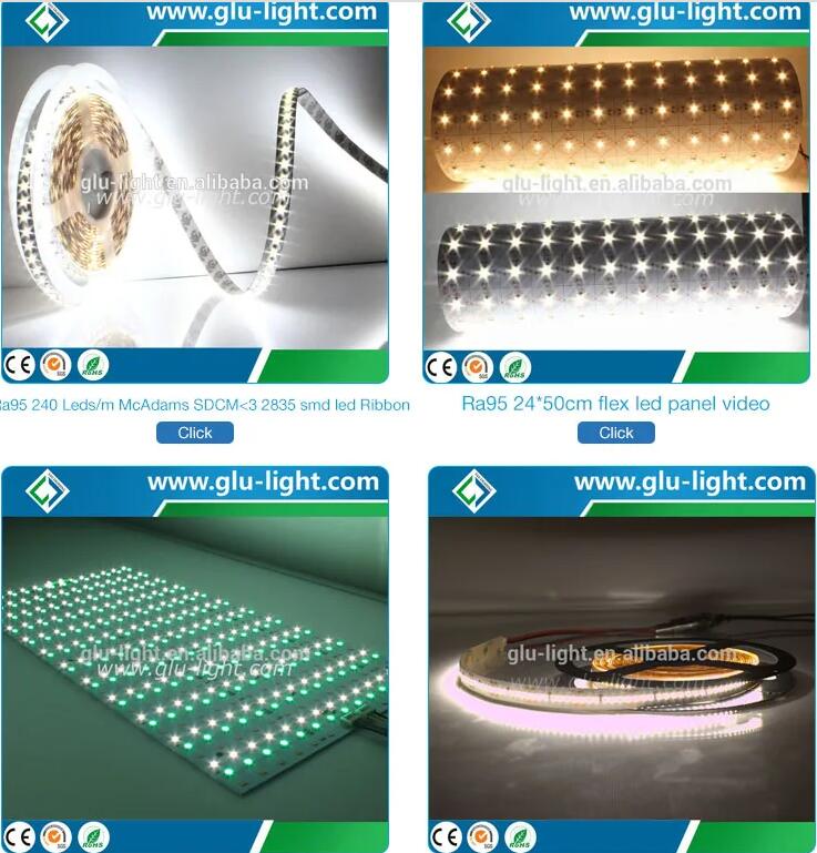 product-681-711 3 year warranty 24V 5050 Ra95 high cri cuttable flexible RGBW Led panel light