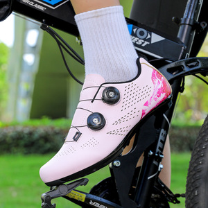 Wangya Road Bike <b>Shoes</b> Women Flat Pedal Breathable Adjustable <b>Cycling</b> Sneakers Men Non-Slip Bicycle Touring - Product Image 1