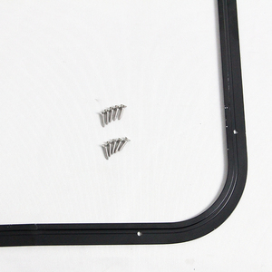 Buena calidad <span class=keywords><strong>500</strong></span>*300mm RV17RAW RV Ventana de esquina redonda Vidrio templado Caravana Diapositiva Ventana abierta Rv Ventana - Product Image 4