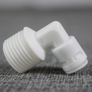 Conector de purificador de agua tipo L de 1 pulgada con acoplamiento rápido de codo de tubería con rosca externa KM42 - Product Image 1