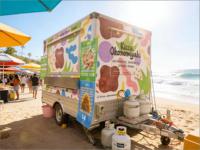 Remolque Personalizado de Acero Inoxidable para Hielo Raspado con Máquina Comercial para Hacer Hielo, Carrito Móvil para Aderezos de Frutas y Jarabes Dulces