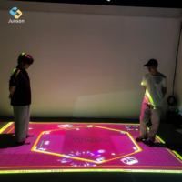 Jeux interactifs parent-enfant, jeux interactifs de construction de groupe, système de projection interactive au sol, jeux au sol