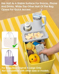 Accesorio de Bandeja Portavasos Superior para Bolsa Bogg Extra Grande, Compatible con Portavasos Stanley, Soporte para Teléfono para Bolsa Bogg, Divisor y Organizador - Product Image 2