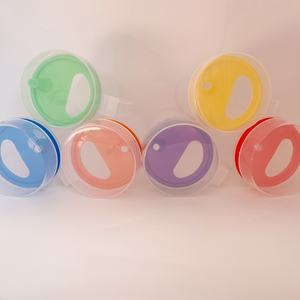 Conjunto de 6 Mini Jarros Separadores de Óleo Transparentes de Plástico com Tampa e Alça para Fácil Despejo - OC-6 - Mais Vendidos - Product Image 2