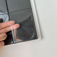 Classeur pour cartes à collectionner à sangle, 9 pochettes, 360 cartes, dossier étanche avec pochettes à chargement par le haut, album de collection de cartes robuste