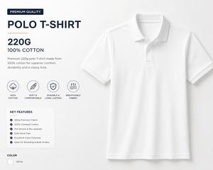 Polo en piqué 100 % coton blanc pour homme, manches courtes, blanc uni, respirant, style décontracté chic, tricoté, coupe classique - Product Image 2