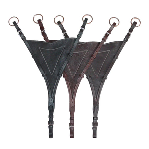 ซื้อสายรัดคางหนังแบบปรับได้พร้อมอุปกรณ์มาร์ติงเกล |   บิบดีไซน์พร้อมฮาร์ดแวร์ SS ปรับได้เต็มที่ ขนาดเดียว ขาย - Product Image 2