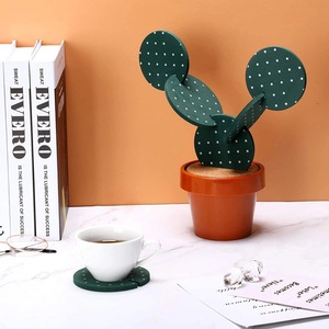 Napperon Madou moderne écologique en EVA nouveau modèle <span class=keywords><strong>de</strong></span> tapis <span class=keywords><strong>de</strong></span> tasse à café <span class=keywords><strong>Cactus</strong></span> meilleur vendeur nouveauté pour table <span class=keywords><strong>de</strong></span> bureau moderne - Product Image 6