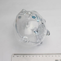 Tirelires en Forme de Cochon Boîte à Monnaie Transparente en Gros Mignonnes Pièces de Monnaie en Plastique Tirelire Jouet CN;ZHE JA-424