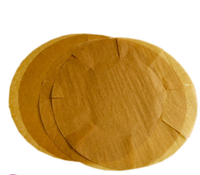 Feuilles de cuisson jetables double face en papier sulfurisé non blanchi, antiadhésives, en silicone de qualité alimentaire, pour moules à gâteaux, résistantes aux hautes températures