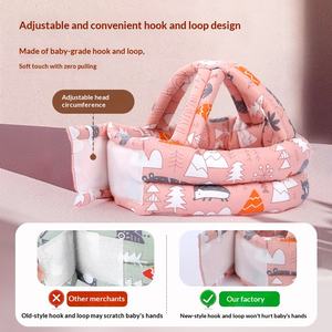 Gorro Anticaídas para Bebés, Diseño de Dibujos Animados, Poliéster Seguro, Transpirable y Lavable, Apto para Todas las Estaciones - Product Image 4