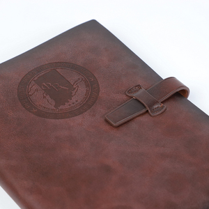 Carnet de notes d'affaires de luxe pour promotion d'entreprise, en cuir <span class=keywords><strong>souple</strong></span> vintage, cadeau, bloc-notes à deux niveaux, <span class=keywords><strong>classeur</strong></span> détachable - Product Image 4
