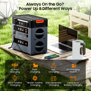 Batteria Oscal Bp2400 Pro 2016Wh Lifepo4 per Stazione di Alimentazione Portatile Oscal Powermax <span class=keywords><strong>2400</strong></span> Pro 2016Wh - Product Image 2