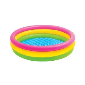 Hochwertige Großhandel Kunststoff Sommer Runde Sommer tragbare Outdoor-Kinder Schwimmbad