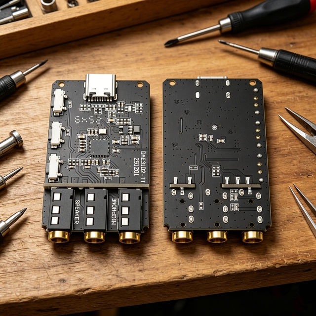 COMTANG CB1300D Chip OEM ODM Type-C Digital Audio Codec Module 192kHz/32bit DAC High SNR/Low THD+N for Gaming Headset Adapter