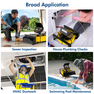Caméra Endoscope HD CCTV de Canalisation Égout 4.3" avec DVR 16Go Étanche IP68, Vision Nocturne 50m CMOS, Carte SD/Mémoire - Product Image 6