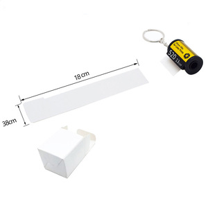 Modern tasarım kişiselleştirilmiş resim anahtarlıklar süblimasyon boş kamera Film rulo anahtarlık yıldönümleri için plastik malzeme - Product Image 5