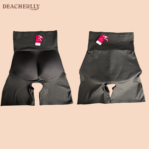 Shorty gainant taille haute sans couture avec rembourrage fessier, contrôle de la taille <span class=keywords><strong>et</strong></span> des cuisses, effet rehausseur de fesses - Product Image 4